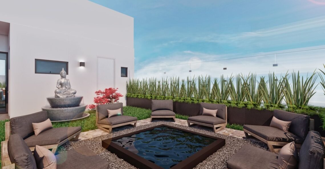 ÁREA MEDITACIÓN ESPEJO DE AGUA
